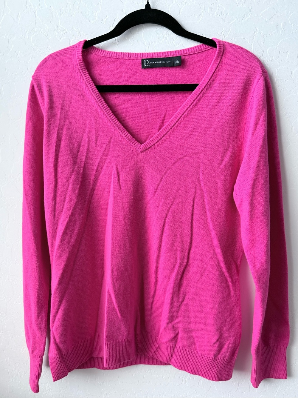 Pink Long Sleeve Top